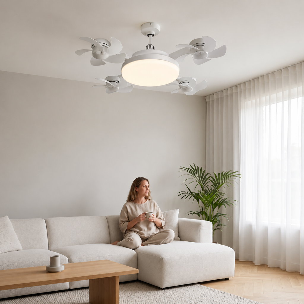 Ventilador LED  — Ventilación + Iluminación
