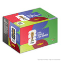 Box mit 100 Panini-Stickertüten zur WM